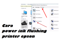 fungsi power ink flushing epson